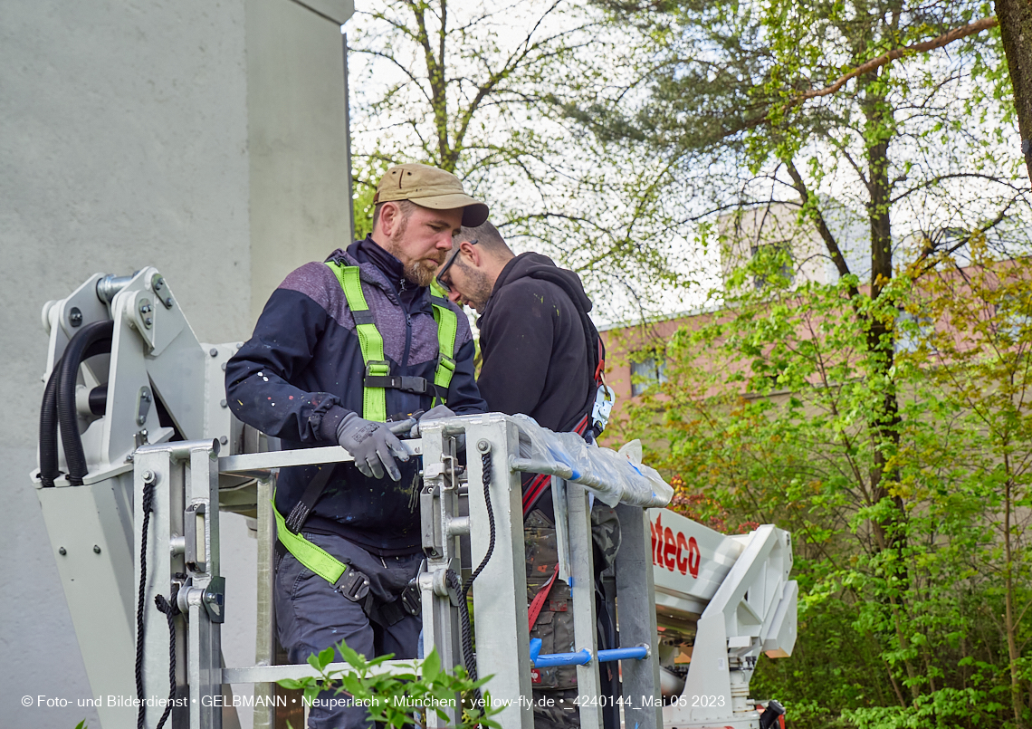 05.05.2023 - Graffiti am Karl-Marx-Ring 75 in Neuperlach